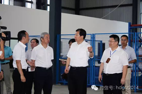 助力株洲新材料產(chǎn)業(yè)發(fā)展，省、市領(lǐng)導(dǎo)蒞臨宏大指導(dǎo)
